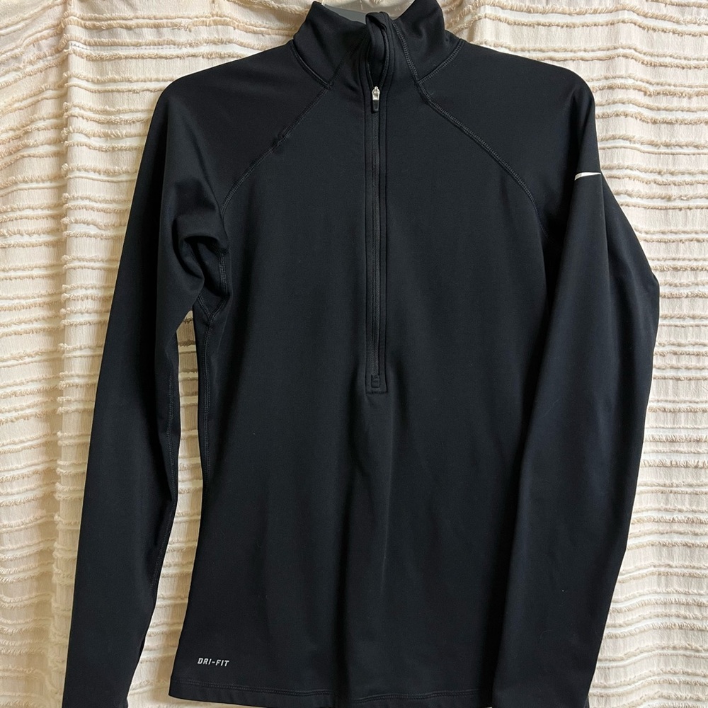 Black Nike Dri-FIT 1/4 Zip